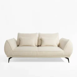 Instilo Sofa 2-osobowa kremowa CAVO