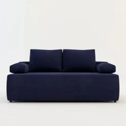 Sofy| Sofa 3-osobowa niebieska DELPO