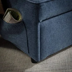 Sofy|Sofy|inny Sofa 1-osobowa rozkładana niebieska WINSLO