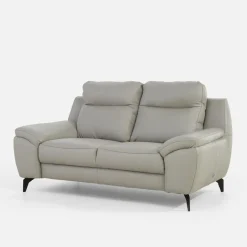 Sofy|Trend Line Sofa 2-osobowa skórzana PERLE