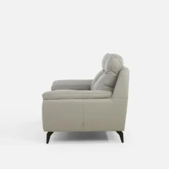 Sofy|Trend Line Sofa 2-osobowa skórzana PERLE