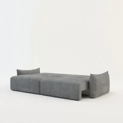 Sofy| Sofa 3-osobowa szara CYNTHIA