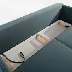 inny Sofa 3-osobowa szaroniebieska BRUNO