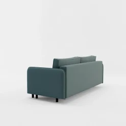 inny Sofa 3-osobowa szaroniebieska BRUNO