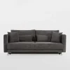 Exline Sofa 3-osobowa sztruksowa szara RICO NEW