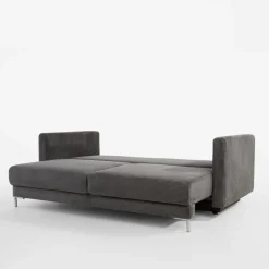 Exline Sofa 3-osobowa sztruksowa szara RICO NEW
