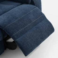 Sofa 3-osobowa z funkcją relaks niebieska ZATRI