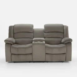 Sofy| Sofa 2-osobowa z funkcją relaks i barkiem ZOLKA