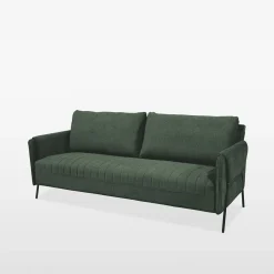 Sofa 3-osobowa zielona RENKA