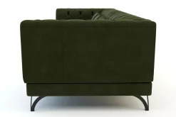 Instilo Sofa pikowana oliwkowa TOTTI