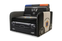 Dzieci Milo Sofa POLICE 1-osobowa, rozkładana
