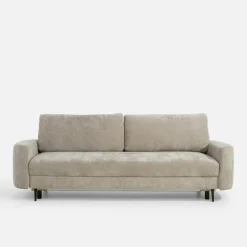 Sofy|Impresti Sofa rozkładana beżowa HUGGY