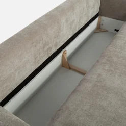 Sofy|Impresti Sofa rozkładana beżowa HUGGY