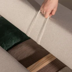Sofa rozkładana beżowa LILI