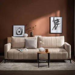 Sofy|Instilo Sofa rozkładana beżowa MARION