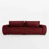 inny Sofa rozkładana bordowa MEGALOS