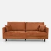Sofy|Comfort Line Sofa rozkładana ceglasta CAVA