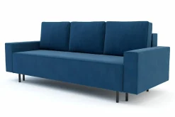 Exline Sofa rozkładana ciemnoniebieska KAMALA