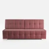 Sofa rozkładana ciemnoróżowa LILI