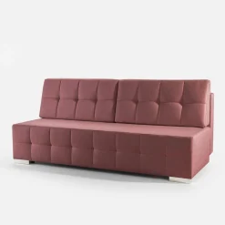 Sofa rozkładana ciemnoróżowa LILI
