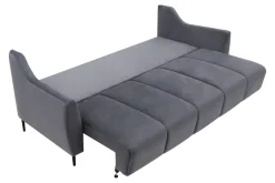 Sofy|Fresh Sofa rozkładana ciemnoszara 3-osobowa ETNA