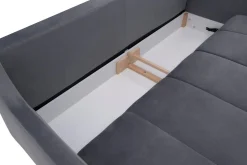 Sofy|Fresh Sofa rozkładana ciemnoszara 3-osobowa ETNA