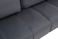 Sofy|Fresh Sofa rozkładana ciemnoszara 3-osobowa ETNA