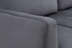 Sofy|Fresh Sofa rozkładana ciemnoszara 3-osobowa ETNA