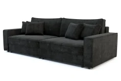 Sofy| Sofa rozkładana czarna MARKOS