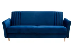Sofa rozkładana granatowa PORTO