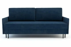 Exline Sofa rozkładana granatowa NELLY