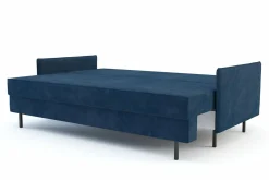 Exline Sofa rozkładana granatowa NELLY