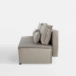 Mavik Sofa rozkładana jasnoszara DUE