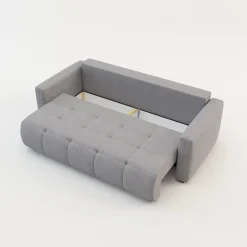 Sofy|inny Sofa rozkładana jasnoszara ARDEA