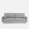 Sofy|inny Sofa rozkładana jasnoszara MOSKA