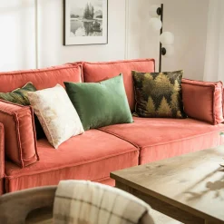 Sofy|Instilo Sofa rozkładana na wysokich nóżkach ADELE