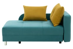 Dzieci Sofa rozkładana niebiesko-żółta LETTO prawa