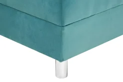 Dzieci Sofa rozkładana niebiesko-żółta LETTO prawa