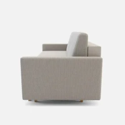 Sofy| Sofa rozkładana 3-osobowa beżowa LISA