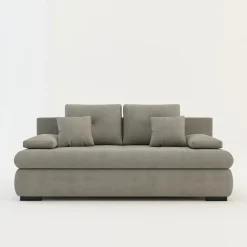 Sofy|Mavik Sofa rozkładana 3-osobowa beżowa MEMO