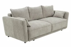 Sofy|Instilo Sofa rozkładana 3-osobowa beżowa ANDORA