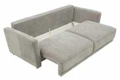 Sofy|Instilo Sofa rozkładana 3-osobowa beżowa ANDORA