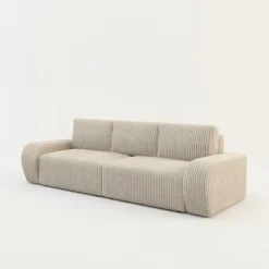 Sofy|Comfort Line Sofa rozkładana 4-osobowa CAPPA kremowa