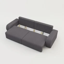 Comfort Line Sofa rozkładana 4-osobowa CAPPA antracyt