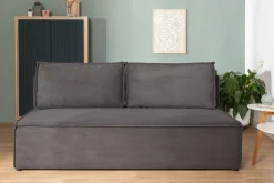 Mavik Sofa rozkładana 3-osobowa ciemnoszara UNO