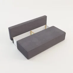 Mavik Sofa rozkładana 3-osobowa ciemnoszara UNO