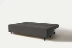 Exline Sofa rozkładana 3-osobowa ciemnoszara ARIEL