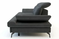 Sofy|Instilo Sofa rozkładana 3-osobowa FIJI grafitowa