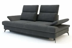 Sofy|Instilo Sofa rozkładana 3-osobowa FIJI grafitowa