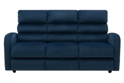 Sofy| Sofa rozkładana 3-osobowa granatowa SWELL